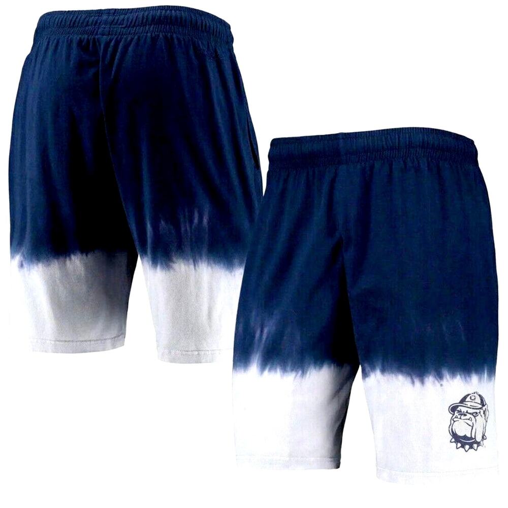 Mitchell & Ness Mens Georgetown‎ Hoyas Ombre Shorts Medium NCAA Blue Gray NWT
